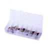 Gensyu Wholesale Custom Mini Plastic Travel Pill Bottle Case 7 Days for Capsule with Pill