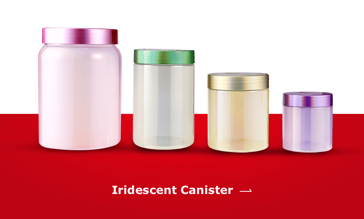 iridescent canister