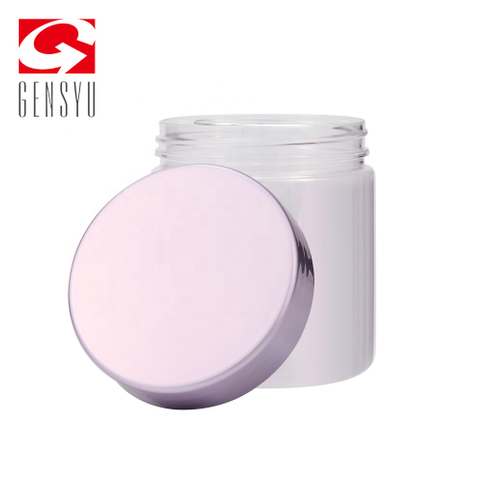 High Quality Chrome Treatment 200ML Capsule Pink Plastic Pet Bottle 
