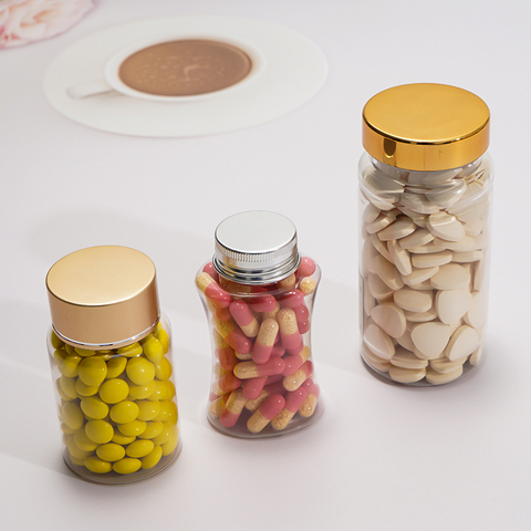 China Supplier Clear Medicine Capsule Pill Bottles Packaging