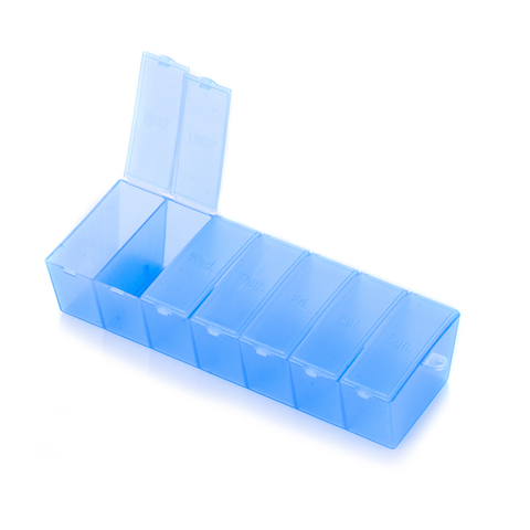 Custom 7 Compartment Plastic Pill Box &Funnel