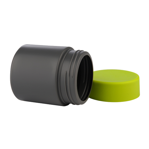 Gensyu TPR Cap Sports Nutrition Packaging Soft Touch Capsule Bottle