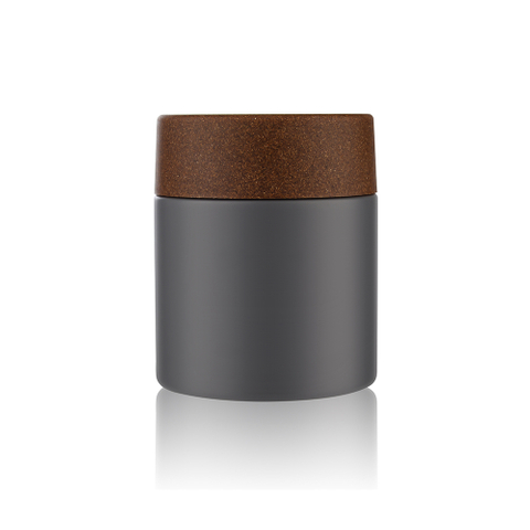 GENSYU Black Cork Cap Tall Style Protein Powder Bottle 