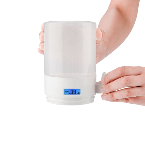 GENSYU High-efficiency Smart Cap Scoopless Sports Nutrition Bottle Packaging Customized Size Protein Powder Container 