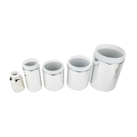 Silver Food Metalized Canister Packaging