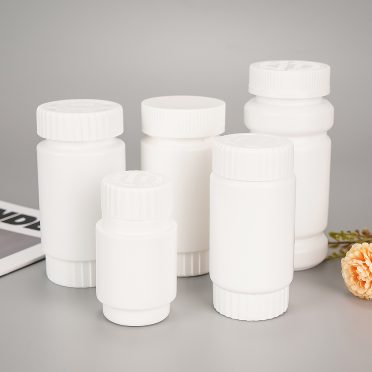 White Daily Pill PET Canister for Medication