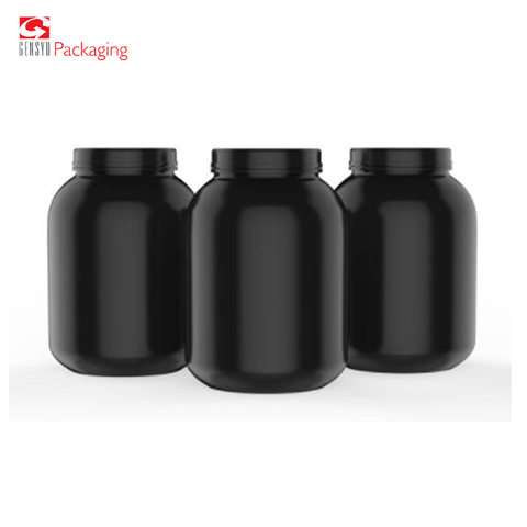 US Warehouse Direct Delivery Big Bottle Empty Plastic Whey Protein Powder Jars Storage Jar Supplement Container