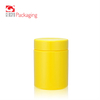 UV Glossy Yellow Plastic Jars/Bottles For Pills 