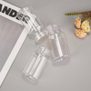 Plastic Clear Round Medicine Bottles with Screw Lid