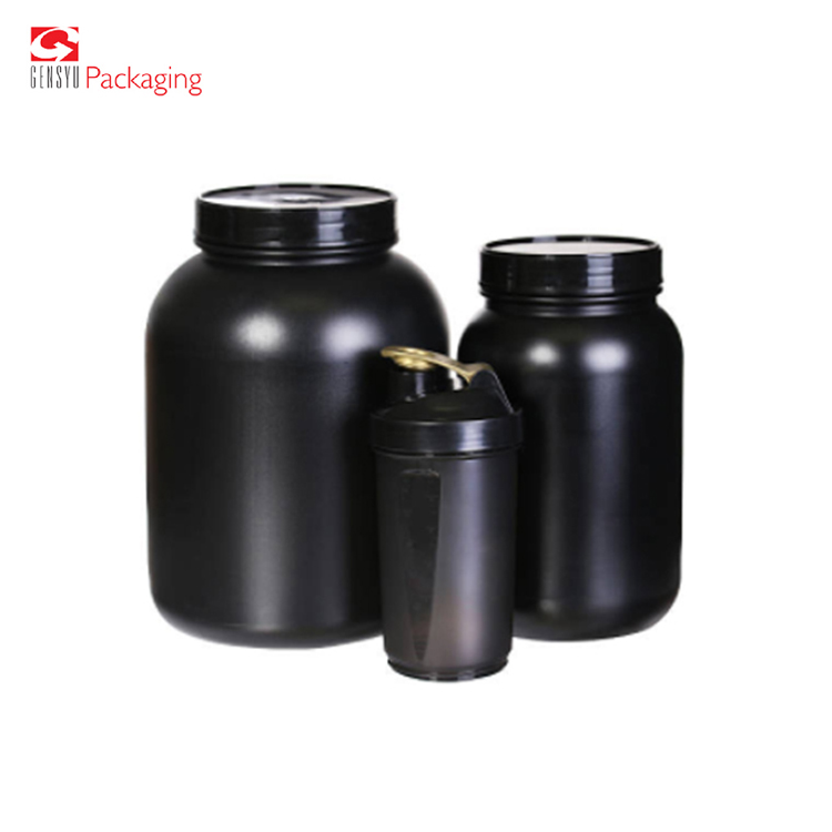 Hdpe Plastic Bottle For Powder Protein Powder Plastic Bottle With CRC Cap
