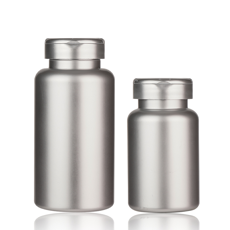 Wholesale Custom Silver Pill Bottles Medicine Jar
