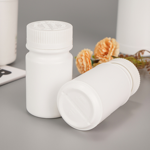 White Plastic PET Canister for Chemical Powder