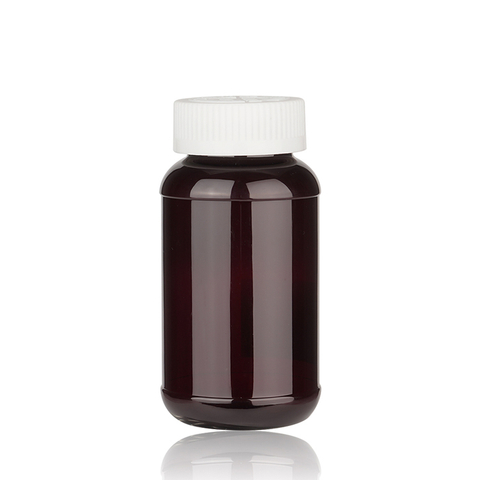 High Capacity Factory Price 150cc 200cc Round/Oblique Shoulder Medicine Bottle with Screw Cap