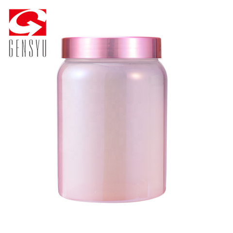 Plastic Food Iridescent Canister with Lids
