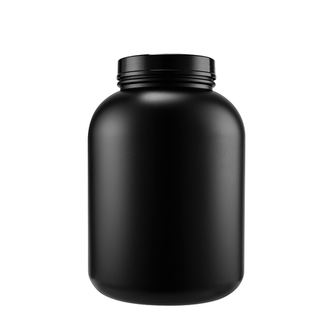 RTCO Food Grade Big Bottle 4L 8L HDPE Custom Logo Plastic Protein Powder Canister For Supplements 