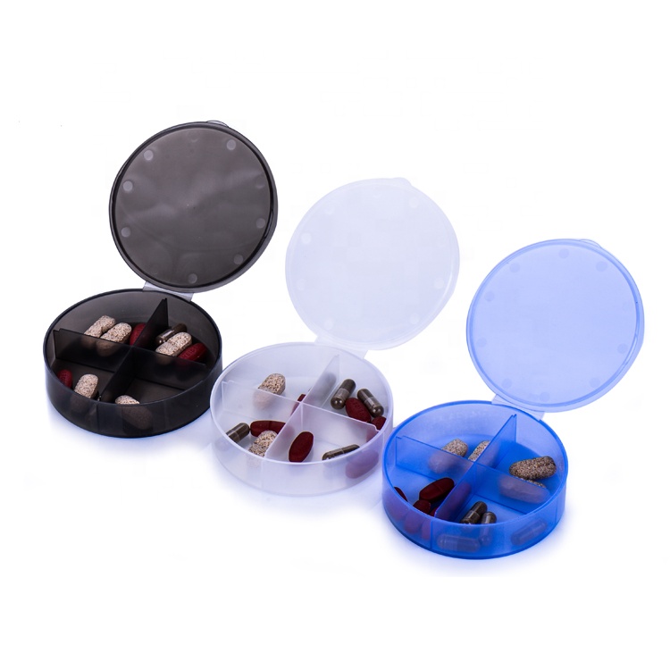 Gensyu Wholesale Custom Round 7 Day Plastic Pill Box for Capsule