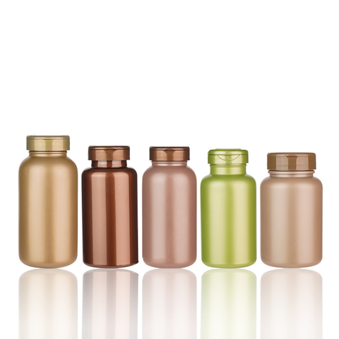 Refillable Tablet Storage Holder Jar Pill Box Case Bottle