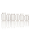 Clear Plastic Pill Tablet Medicine Storage Bottles Jars