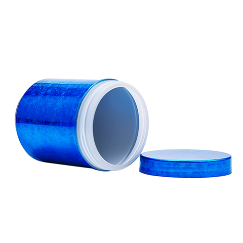 New Empty Wholesale Bottles Plastic Bottle for Whey Protein Powder Protein Container Chrome Jar