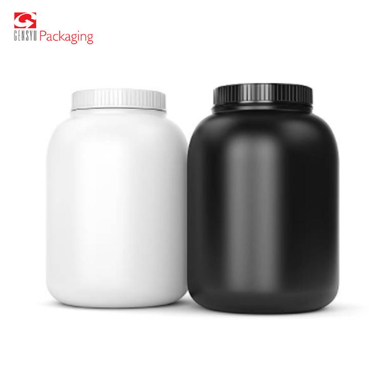 Plastic Whey Protein Powder Jars Storage Jar And Supplement Container