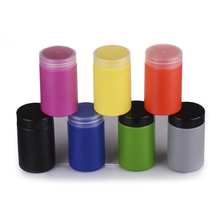 Colorful Plastic Plain Bottle with Printed Logo