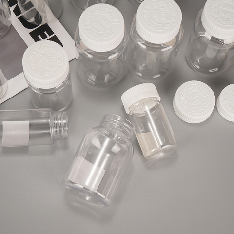 Empty Pharmacy PET Canister with Child Resistant Cap 