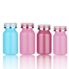 Pink&Blue Plastic Pill Tablet Medicine Bottles Jars