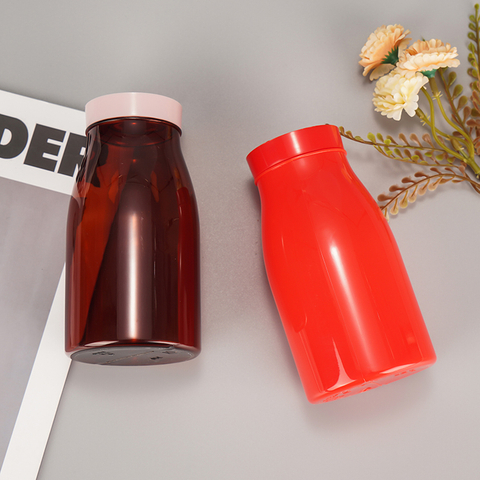 Amber/Red Vitamin Tablet Capsule Pill Bottles Packaging