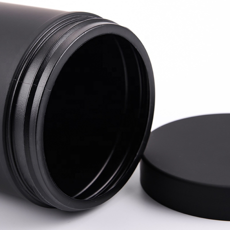 Custom Dietary Supplement Canister with Wide Lid