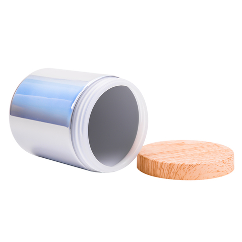 1000ml Chrome Plastic Protein Powder Bottle