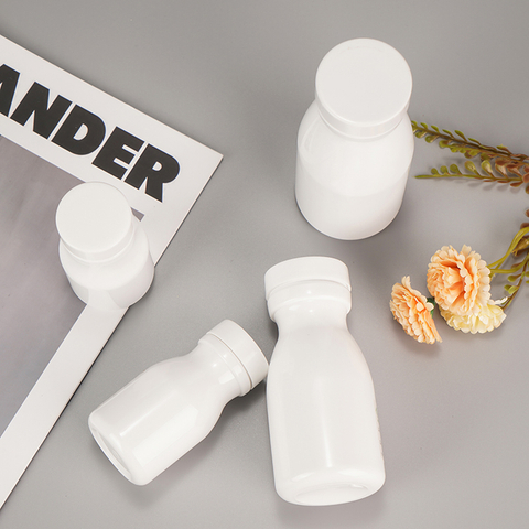 Empty Plastic Capsule Container Pill Bottles with Caps