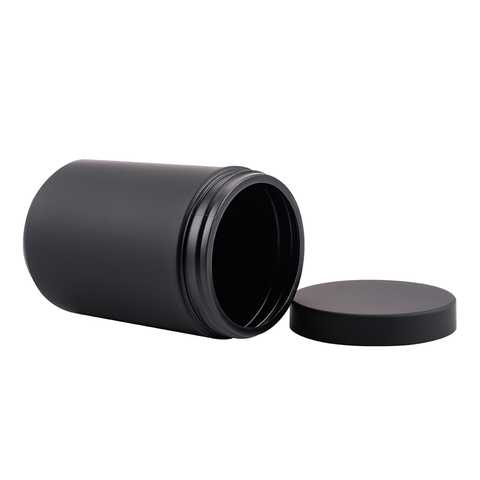 100ml 160cc Gold Matte Soft Touch Pill Capsule PET Bottle