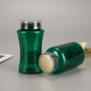 Plastic Green Medicine Bottles with Screw Lid